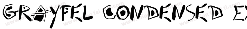 Grayfel Condensed Extra Bold Regula字体转换